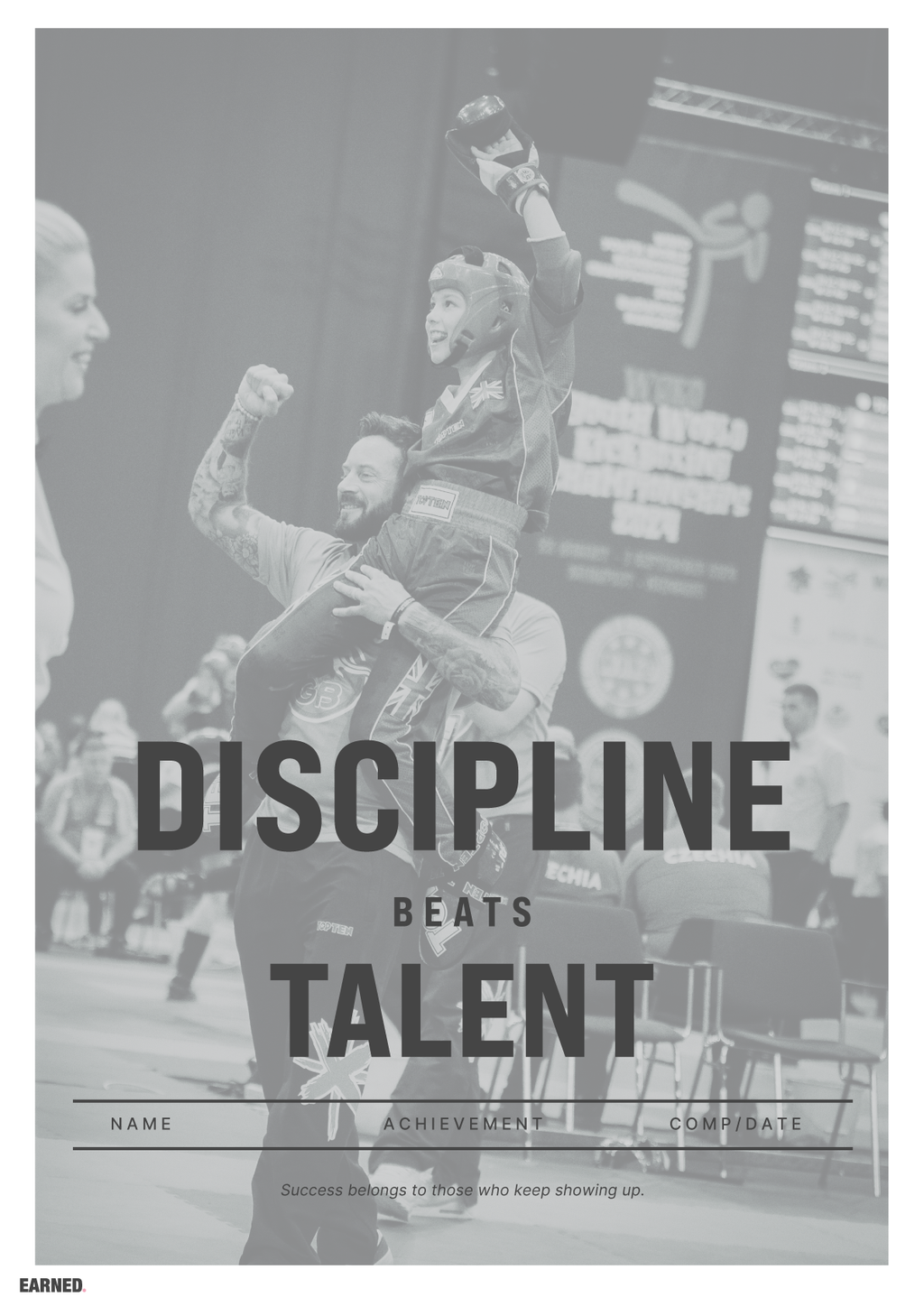 DISCIPLINE. Beats Talent