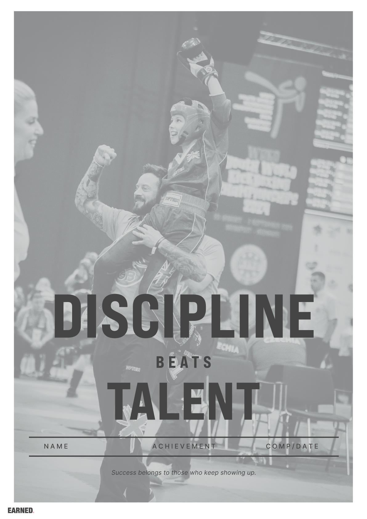 DISCIPLINE. Beats Talent