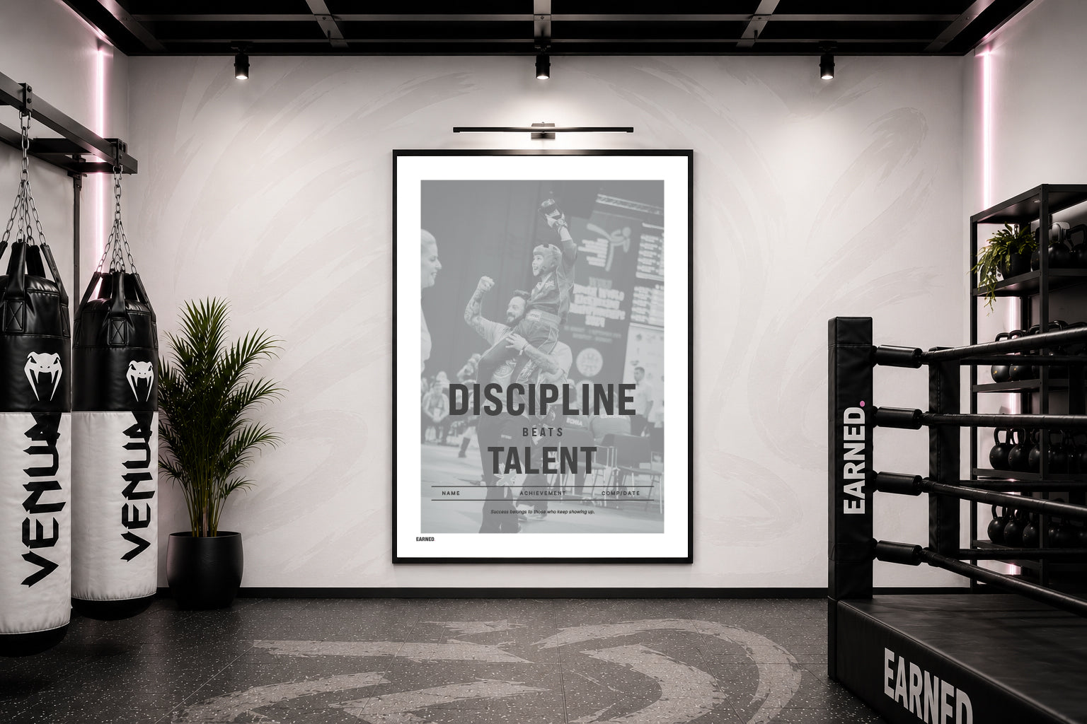 DISCIPLINE. Beats Talent