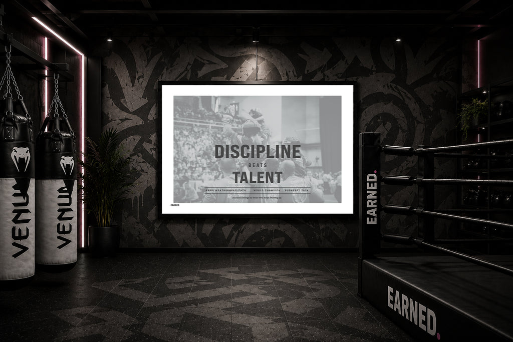 DISCIPLINE. Beats Talent