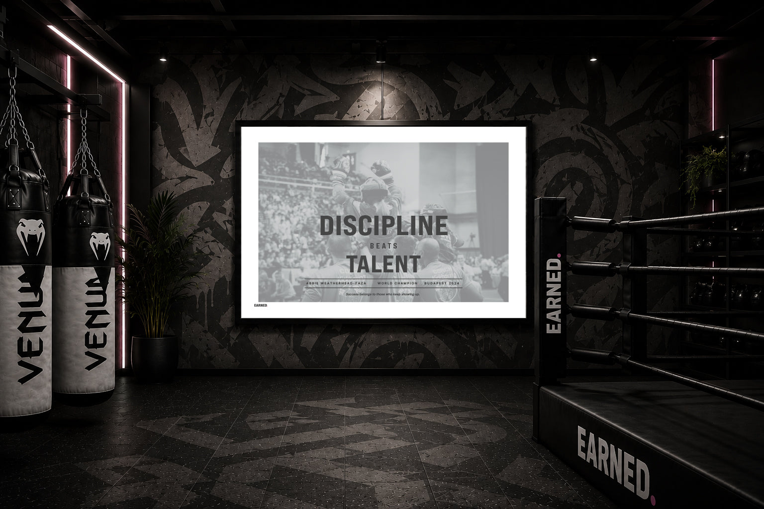 DISCIPLINE. Beats Talent